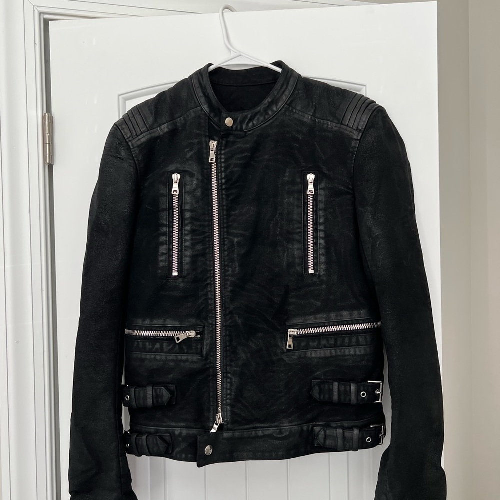 Balmain motto jacket men’s